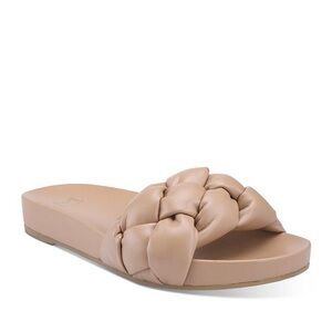 Marc Fisher LTD Imenta Slide sandal, tan, size 9.5, women’s